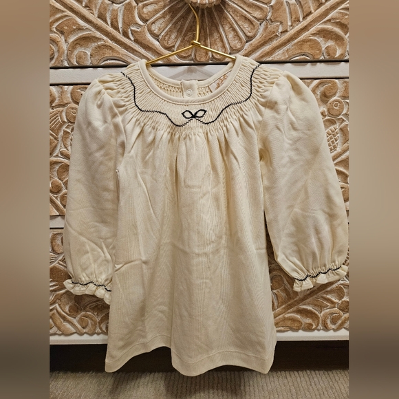 The Beaufort Bonnet Company Other - The Beaufort Bonnet Company Cream Smocked Dress